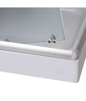 Душевая кабина Lidz Wawel SC120x80.SAT.LOW.FR, стекло Frost 5 мм, без поддона (SD00047619)