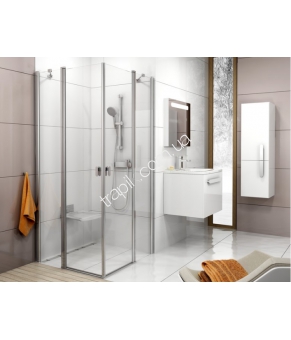 Душевые двери Ravak Chrome CRV2-120 Сатин Transparent 1QVG0U00Z1