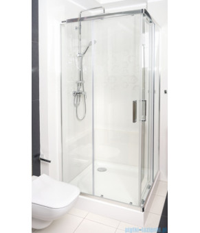 Душевая кабина Omnires Chelsea 80x80см безопасное стекло, хром (NDC80XCRTR)