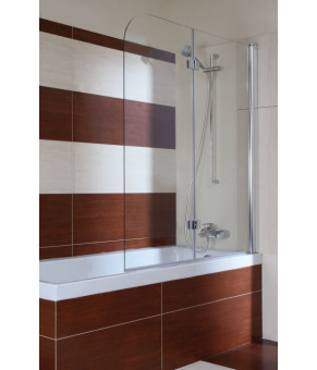 Шторка на ванну Omnires Mayfair 120x140см QP97BLUXCRTR