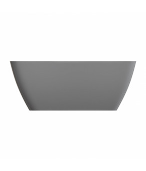 Ванна из искусственного камня Omnires Parma 159x70 прямоугольная grey (PARMAWWBSP)
