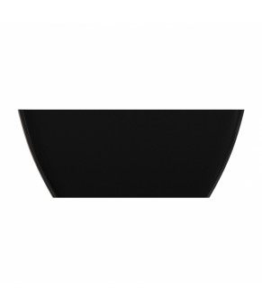 Ванна из искусственного камня Omnires Parma 159x70 прямоугольная black (PARMAWWBCP)
