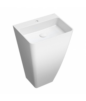 Умывальник Omnires Parma 43x55 отдельностоящий white (PARMAUWBP)