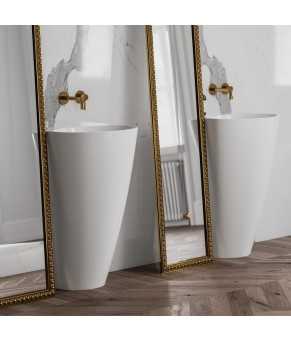 Умывальник Omnires Siena 43x55 отдельностоящий, white (SIENAUWBOBP)