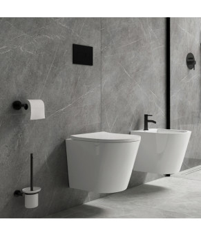 Унитаз Omnires Tampa rimless подвесной сиденье дюропласт (TAMPAMWBP)