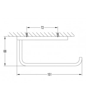 Бумагодержатель Omnires Darling nickel (DA70510NI)