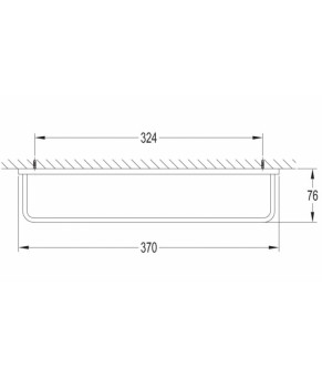 Полотенцедержатель Omnires Darling gold (DA70230GL)