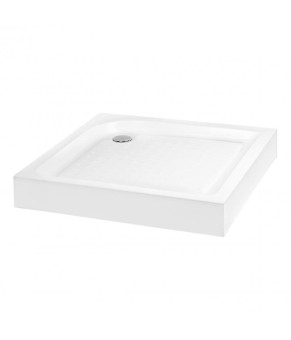 Набор Lidz душевая кабина Wiezak SC90x90.SAT.LOW.L, стекло Linie 4 мм + поддон Mazur
