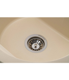 Кухонная мойка GRANADO Lugo Ivory круглая 480х495х200 мм (Артикул: 2804)