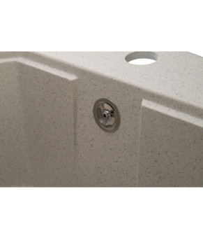 Кухонная мойка GRANADO Lugo Gris круглая Nanogranite 480x495 мм (Артикул: 2808)