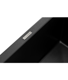 Кухонная мойка GRANADO Madrid Black Shine 580x500x225 (1601)