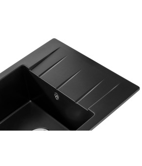 Кухонная мойка GRANADO Madrid Black Shine 580x500x225 (1601)