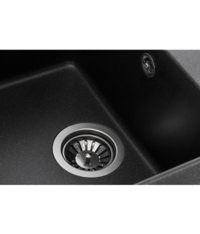 Кухонная мойка GRANADO Mora Black shine, прямоугольная, 952x497 мм (Артикул: 2601)