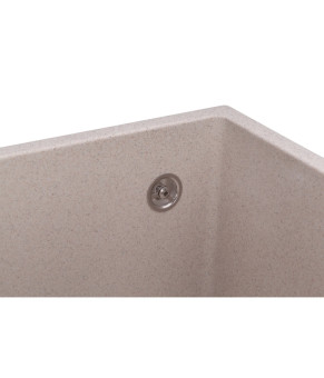 Мойка GRANADO Under top Terra прямоугольная Nanogranite бежевая (6810990000)