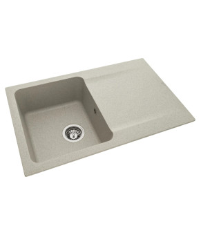 Мойка кухонная GRANADO Vigo Gris 775x495мм, прямоугольная, Nanogranite (Артикул: 1408)