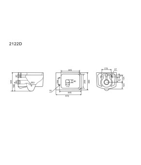 Унитаз Up Trend Accord TR2122D