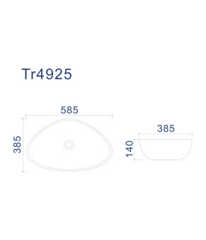 Раковина Up Trend Diana TR4925