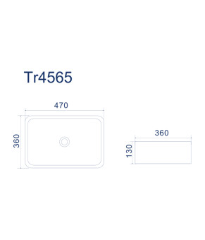 Раковина Up Trend Aura TR4565