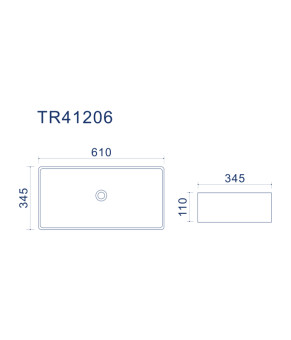 Раковина Up Trend Athena TR41206