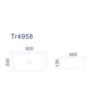 Раковина Up Trend Hebe TR4958