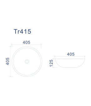 Раковина Up Trend Carino TR415
