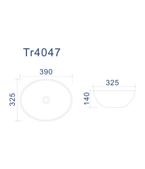 Раковина Up Trend Alma TR4047