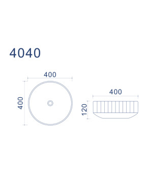 Раковина Up Trend Mars UP4040-2