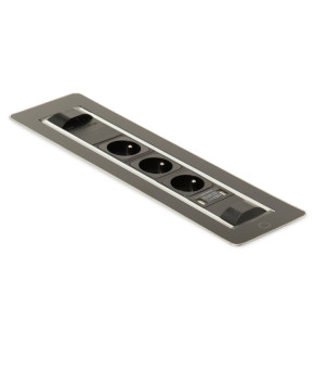Вращающийся блок ASA Versaturn 3х220В + USB тип А + С 060.24F.00031