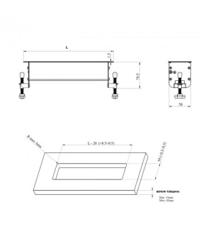 Розеточный блок ASA Versaframe 2.0 060.32F.00009