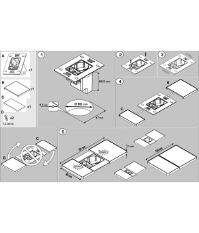 Розетка в столешницу ASA Versapad 060.08F.00003