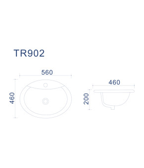 Раковина Up Trend Yana TR902
