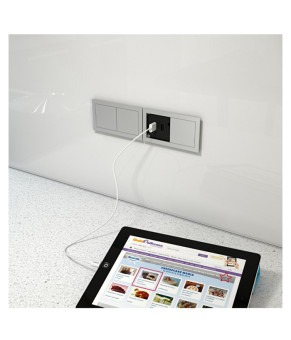 Розетка в столешницу ASA Versahit mono 060.25F.00007