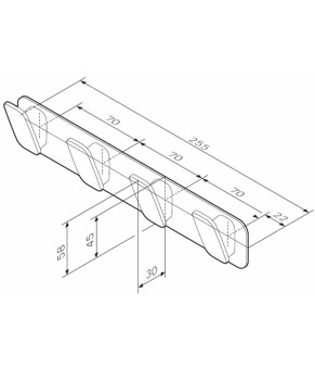 Набор крючков для полотенец AM.PM Inspire 2.0 A50A35900