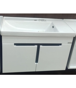 Тумба з умивальником Veronis Tempo 80 White-Antrachite VE-TTEMPOWA80