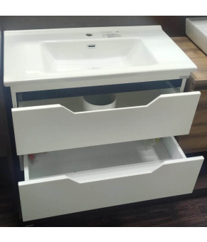 Тумба с Умывальником Veronis Tria 85 White VE-TTRIAWB85