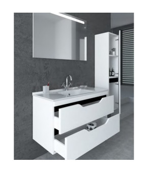 Тумба с Умывальником Veronis Tria 85 White VE-TTRIAWB85
