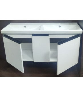 Тумба с Умывальником Veronis Perge 120 White VE-TPERGEW120