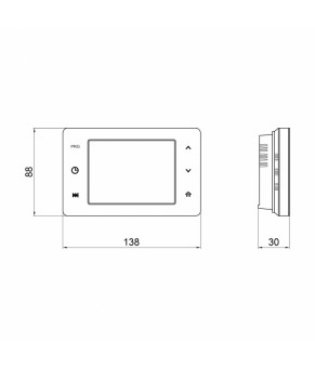 Недельный програмируемый термостат Thermo Alliance ТА-2701WiFi сенсорный c WiFi
