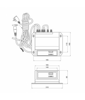 Контроллер Thermo Alliance TA72v2PID для управления вентилятором, насосом ЦО, ГВС, комнатным термостатом