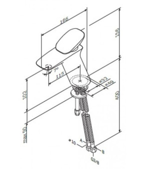 Смеситель для раковины AM.PM Spirit 2.0 F70A02100