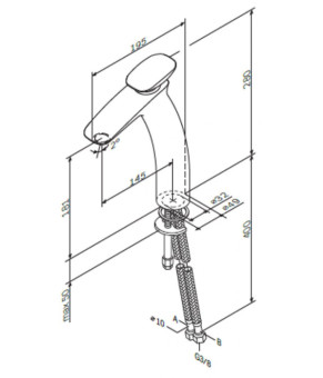 Смеситель для раковины AM.PM Spirit 2.0 F70A92000