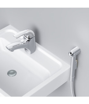 Смеситель для раковины с гигиеническим душем AM.PM Sense F7503000