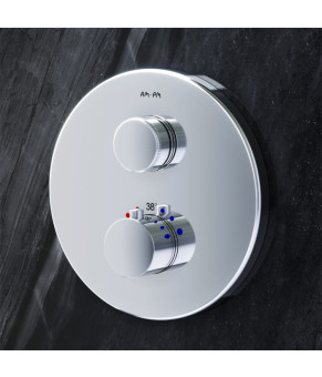 Смеситель для ванны и душа с термостатом, монтируемый в стену AM.PM Inspire V2.0 F50A75700