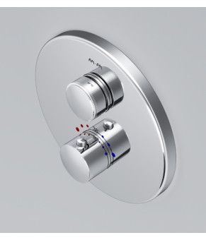 Смеситель для ванны и душа с термостатом, монтируемый в стену AM.PM Inspire V2.0 F50A75700