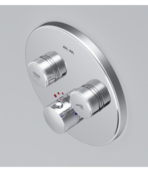 Смеситель для ванны и душа с термостатом, монтируемый в стену AM.PM Inspire V2.0 F50A85700