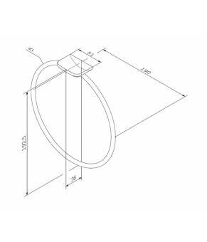 Кольцо для полотенец AM.PM Inspire 2.0 A50A34400