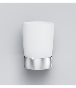 Стеклянный стакан с настенным держателем AM.PM Sensation A3034300