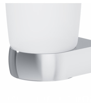 Стеклянный стакан с настенным держателем AM.PM Sensation A3034300