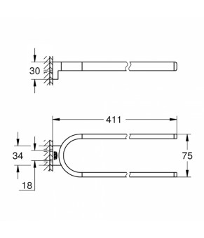 Полотенцедержатель Grohe Selection 41059000