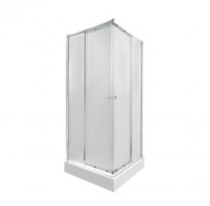 купить недорого Набір Qtap душова кабіна Presto CRM1088SP5 Pear 1970x800x800 мм + піддон Tern 308812C 80x80x12 см із сифоном